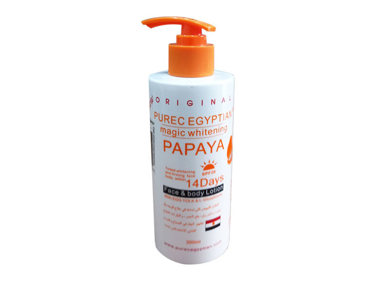 Purec Egyptian Magic Whitening Papaya Lotion - 300ml| Purec Egyptian